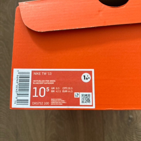 Nike TW '13 Golf Shoes - White/Black-Pine Green - Picture 3 of 12